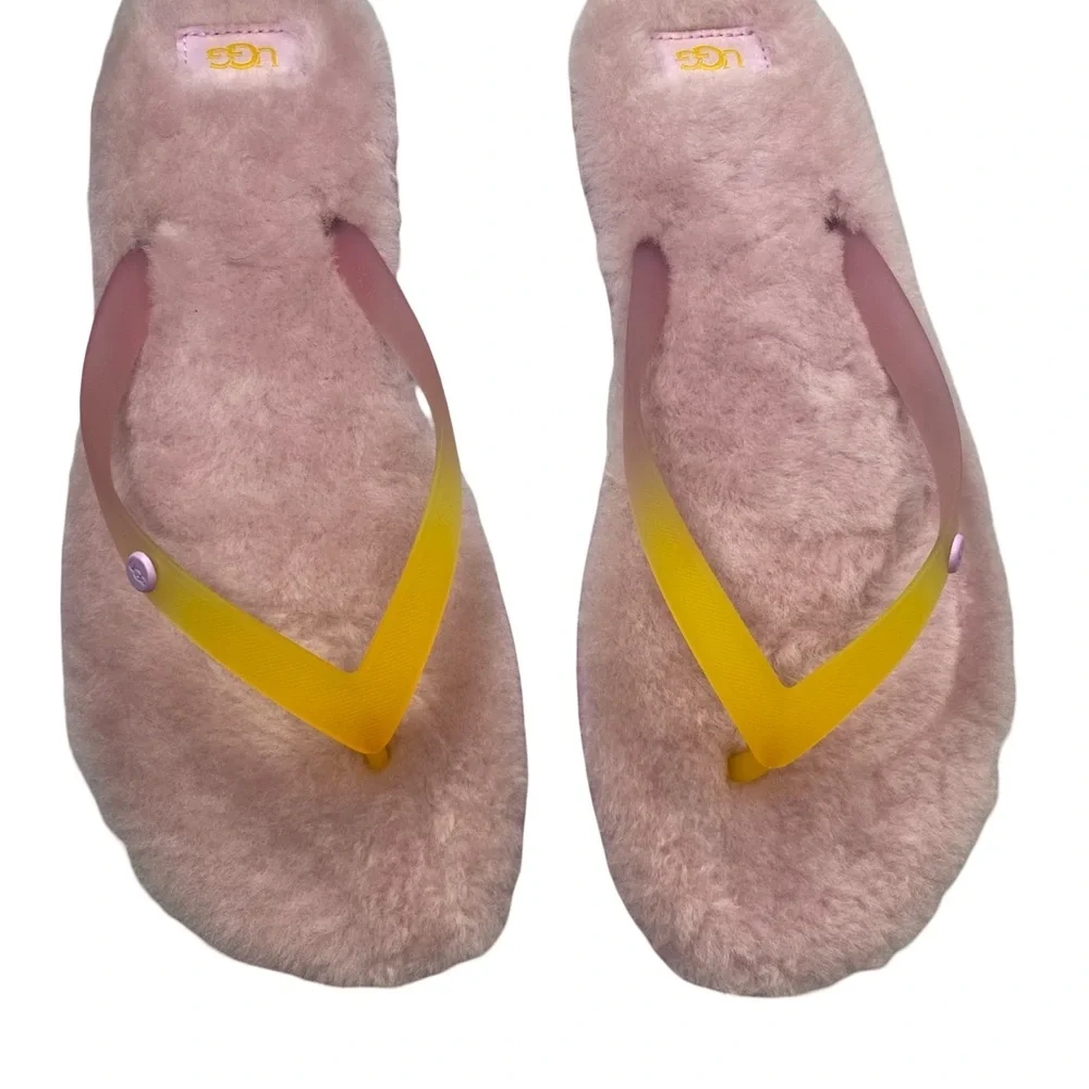 UGG Lavender furry Sandals